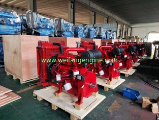 3000rpm Diesel Engine 4BD series Power 82KW For Fire Fighting Pump set in Red