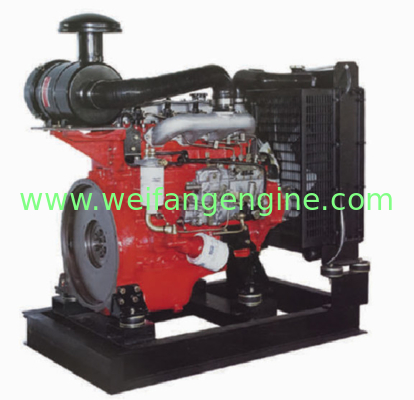 3000rpm Diesel Engine 4BD series Power 82KW For Fire Fighting Pump set in Red