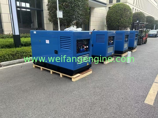 Portable Diesel Welding Generator Set 300A/400A/500A 40V 0.8-15mm Thickness